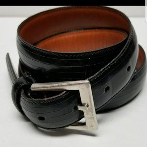 JHANE BARNES MEN LEATHER BELT 42